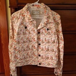 floral cotton jacket